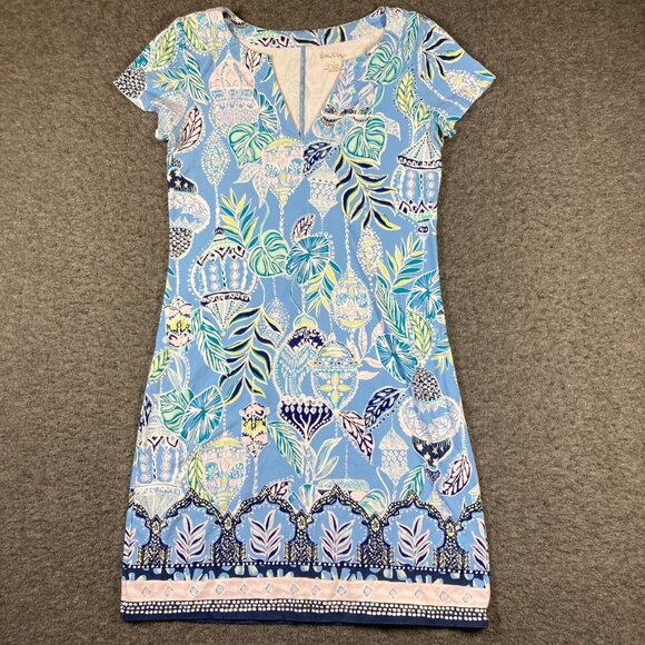Lilly Pulitzer Dresses & Skirts - Lilly Pulitzer Women's Sophiletta Dress Size Small S Blue Peri Lapis